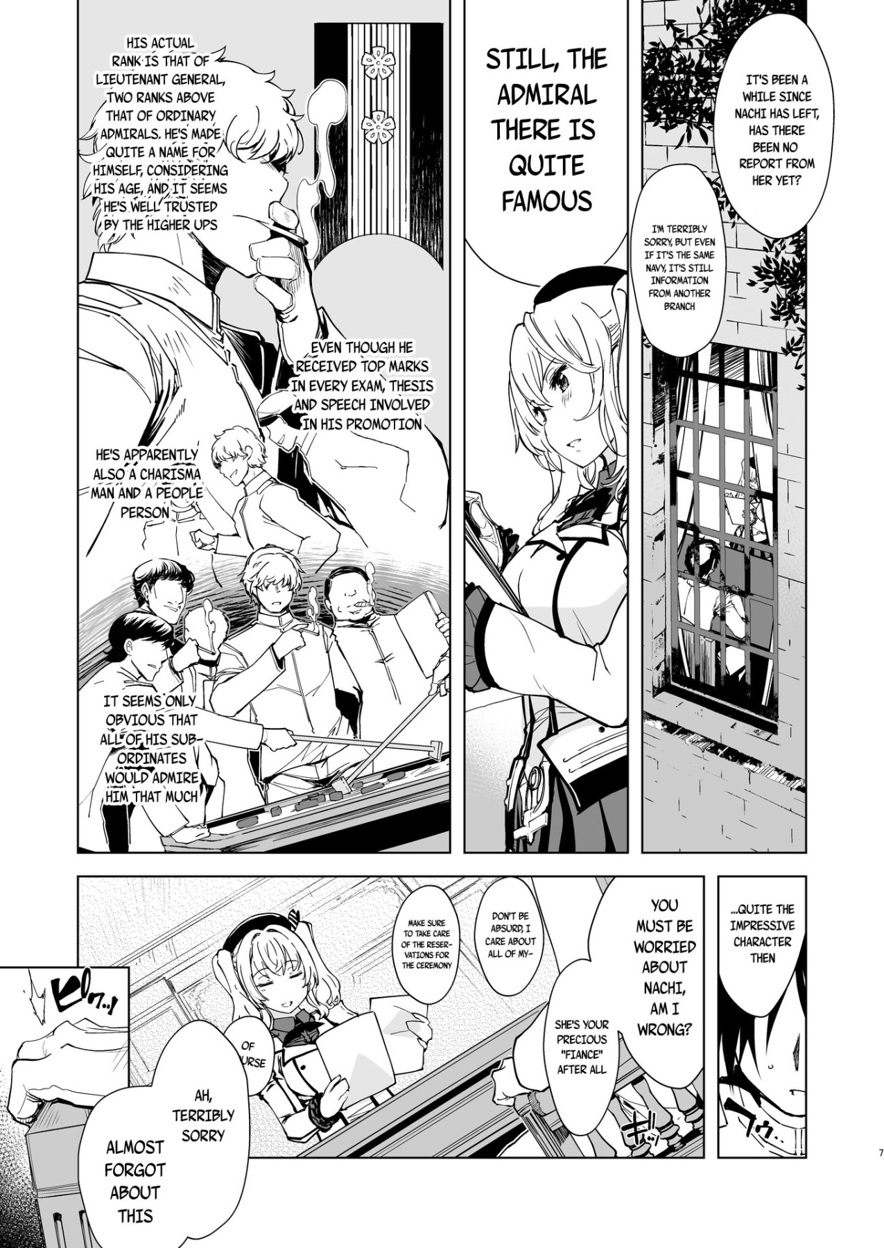 Hentai Manga Comic-Report of the Secretary Kashima 3-Read-6